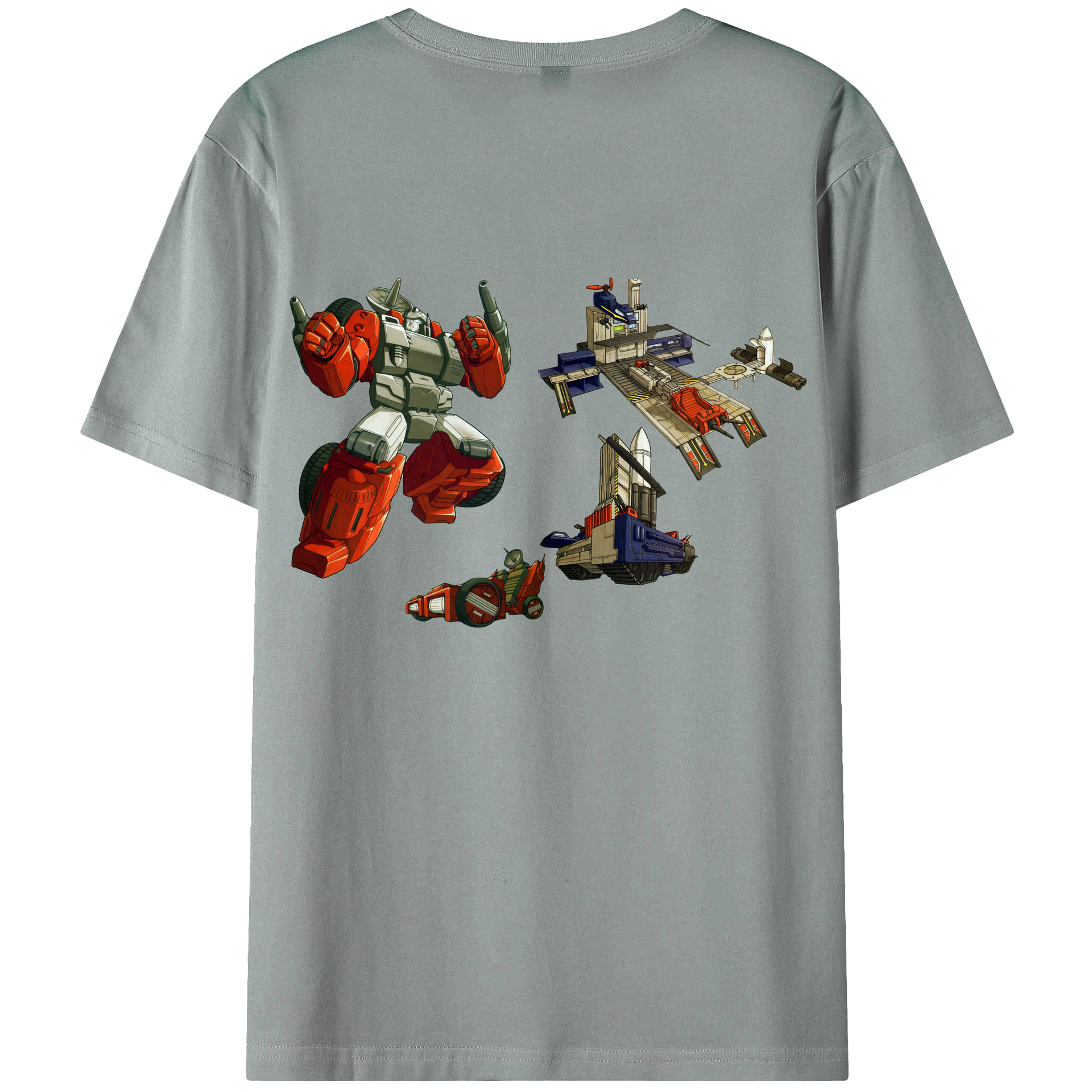 （画像用）  綿100％ メンズ半袖Tシャツ（バックプリント） 通気性